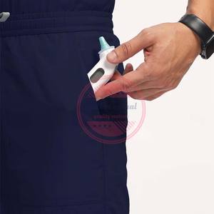 Conjunto de uniforme de Enfermería de manga corta con logotipo personalizado, uniformes de hospital más vendidos para hombres y mujeres - Product Image 6