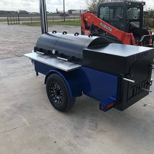 Parrilla para Exteriores Vision Deluxe Económica | Ahumador de Gas de Gran Capacidad con Quemador Lateral, Recubrimiento en Polvo, Altura Ajustable - Product Image 2