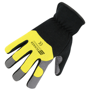 ถุงมือนิรภัยสำหรับงานอุตสาหกรรมทนทานป้องกันการลื่นอุปกรณ์ป้องกันการก่อสร้างเครื่องมือช่างพร้อมซับผ้าฝ้ายโพลีเอสเตอร์สำหรับการขับขี่ - Product Image 5