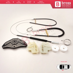 Kit de réparation de lève-vitre BWR283 pour porte avant gauche de la Série 3 E46 2001-2005 4/5 portes Facelift 51330018129 - Product Image 2