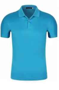 Precio barato Hombres Polo Camisetas Algodón Manga corta Casual Cuello Tee, Calidad Premium - Product Image 2