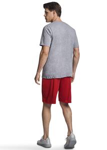 T-shirt unisexe oversize pour homme Streetwear Vintage Distressed Print Quick Dry Light Knitted Fabric Fitness Occasion - Product Image 3