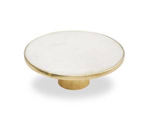 Plato de Servir Art Deco de Mármol Natural Hecho a Mano de Lujo TCE, Vajilla de Primera Calidad, Pastel de Boda de Ramadán, Postre - Product Image 2