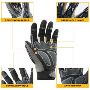Gants de sécurité en polyester de qualité supérieure, à doigts entiers, avec fermeture à cordon, protection UV pour les sports de plein air - Product Image 5