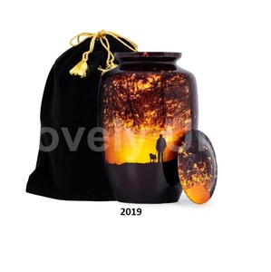 Urne de plage pour les cendres humaines Grande urne funéraire décorative de crémation pour femmes et hommes Sac gratuit - Product Image 6