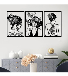 Art mural en métal géométrique abstrait fabriqué à la main pour l'affichage d'accent décoratif de maison et de bureau modernes du fournisseur indien - Product Image 6