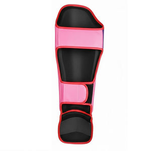 Protège-tibias de boxe réglables de haute qualité en PU, durables, pour Muay Thai et Kick Boxing, vente en gros - Product Image 3