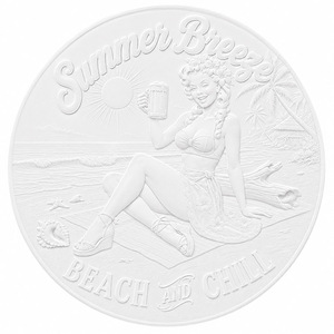 Vintage Sommer Bay <span class=keywords><strong>Beach</strong></span> und Chill Metallschild Tropische Küsten-Wanddekoration Geprägte Blechplakette Kundenspezifische OEM Direktlieferung vom Hersteller - Product Image 6