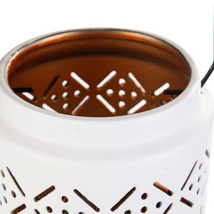 Soporte de vela de Metal antiguo Acento decorativo elegante para el hogar para centro de mesa Ambiente romántico y festivo - Product Image 2