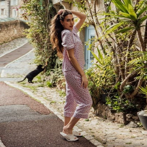 Ensemble pyjama court d'été en satin pour femmes Vêtements de nuit pour femmes - Product Image 4