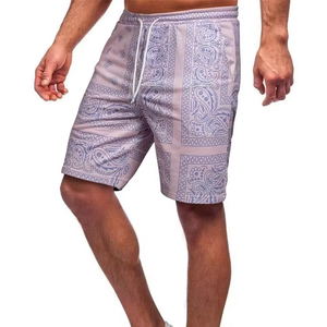 Short de bain de plage personnalisé pour hommes-Séchage rapide Été Style décontracté 100% Polyester pour la course et les classiques Maillots de bain et vêtements de plage - Product Image 3