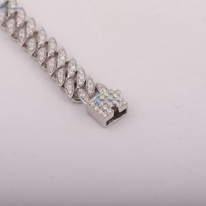 Incoloro Lab Grown Diamond Miami Cadena cubana 16MM Iced Out Cadena de hip hop hecha a medida - Product Image 5