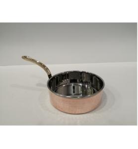 Sartén de acero y cobre de Metal de lujo, diseño clásico de aspecto Premium, sartén para salsa, sartén antiadherente de Metal doble Royal para servir para Hotel - Product Image 4