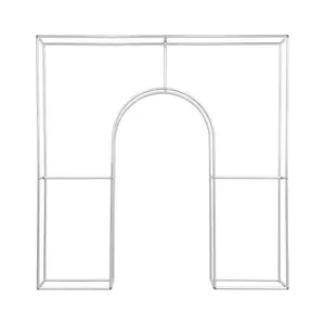 Supporto per Fondale 3D a Forma di <span class=keywords><strong>Arco</strong></span> di <span class=keywords><strong>Trionfo</strong></span>, Fondale Quadrato 3D per Compleanni, Matrimoni, Baby Shower, Eventi e Cabine Fotografiche - Product Image 1