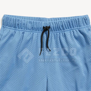 กางเกงขาสั้นตาข่ายสำหรับผู้ชายแบบปรับแต่งได้สไตล์ลำลองสีทึบมีให้เลือก2025ราคาที่ดีที่สุด - Product Image 6