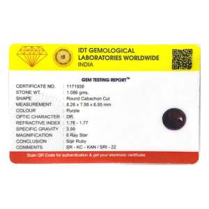 Gema de Rubí Sintético - 5.43 Quilates, Tamaño 10mm, Altura 8mm, Múltiples Colores, Pulido y Tratado Térmicamente - Product Image 4