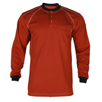 Vente en gros FR personnalisé sécurité ignifuge protection travail résistant aux flammes vêtements EPI ignifuge FR tricot t-shirt pour hommes