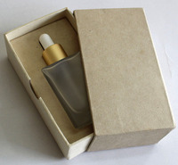 Boîte en papier écologique artisanale solide avec logo personnalisé, fabriquée en carton de chanvre recyclé, pour flacons de parfum, cadeaux d'anniversaire et de festival