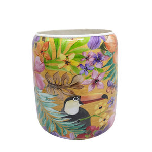 Calcomanía de maceta de flores de Metal de hierro de diseño atractivo, acabado esmaltado para el hogar y el jardín, macetas decorativas hechas a mano, personalizadas - Product Image 2