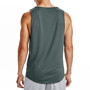 Débardeur de couleur unie pour hommes Meilleure vente en gros Produit de haute qualité Spandex Style décontracté Caractéristique respirante - Product Image 6