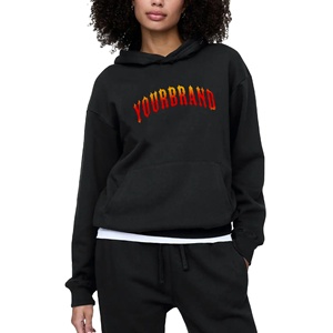 Recién llegado 2025, sudaderas con capucha para mujer, sudaderas con capucha de gran tamaño con hombros caídos, ropa informal de verano artical más vendida, sudadera para mujer - Product Image 1