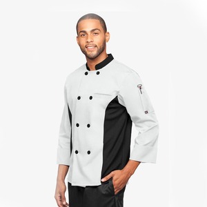 Abrigos de Chef de manga larga OEM de alta calidad, ropa de trabajo para restaurante de Hotel, uniforme, chaqueta de Chef de cocina, uniforme de abrigo de Chef liso de cocina - Product Image 6