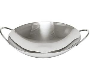 Cocina Wok comercial de acero inoxidable de varios tamaños con doble manija utensilios de cocina Wok - Product Image 1