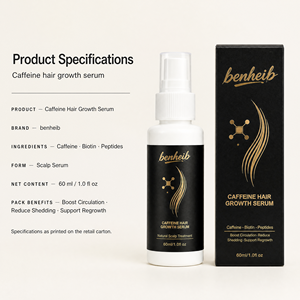 Huile capillaire OEM sous marque privée 60ml en <span class=keywords><strong>spray</strong></span>, traitement du cuir chevelu à la biotine et aux peptides, réduit la chute des <span class=keywords><strong>cheveux</strong></span>, favorise la <span class=keywords><strong>repousse</strong></span>, formule 2-en-1 pour - Product Image 4