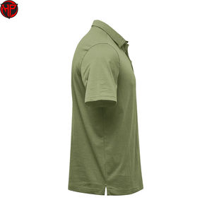 High Quality <b>Men's</b> for Polo T-Shirt 100% Cotton 260G Solid Pattern Short Sleeve T-Shirt Brand Quality Loose Fit T-Shirt - Product Image 5