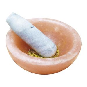 Mortier et pilon de sel naturel rose de l'Himalaya les plus vendus Style floral directement du fabricant de grossiste pakistanais - Product Image 6
