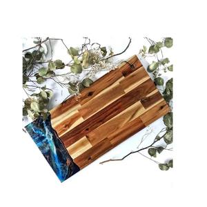 Tabla de Quesos de Madera y Resina de Primera Calidad, Tabla de Cortar de Alta Calidad, Tabla para Servir Queso, Hecha a Mano, Duradera, Apta para Lavavajillas - Product Image 1