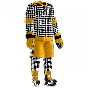 Uniforme de Hockey sobre Césped en Oferta, Conjunto de Jersey de Manga Larga y Pantalones Cortos, Impresión de Logotipo Personalizado, Transpirable, 100% Poliéster, Unisex - Product Image 6