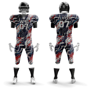 Uniformes de fútbol americano de la mejor calidad, diseños personalizados, impresión sublimada, secado rápido, transpirable, uniforme de fútbol americano - Product Image 1