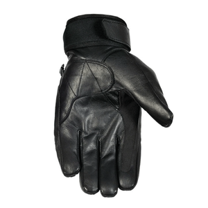 High Quality Real Leather Breathable Winter Men's Motorbike Racing Gloves with Knuckle Protection and Custom Printed Designs - Product Image 3