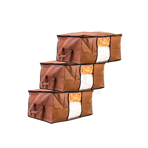 Wholesale Cheap Price Non-Woven Storage <b>Bags</b> Easy to Carry Waterproof <b>Hanging</b> Fabric with Compression for Clothes - Product Image 1