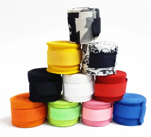Bandes de boxe ajustables en coton et polyester respirant, écologiques, de haute qualité, très confortables, avec support élastique pour le poignet – Meilleures ventes - Product Image 6