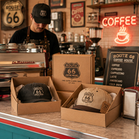 Boîtes en carton pour casquettes homme AT PACK – Emballage personnalisé pour casquettes avec logo – Articles promotionnels pour cafés