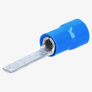 Cembre BF-PP12/29 cosse de câble à broche plate isolée 23,4mm de long bleu - Product Image 1