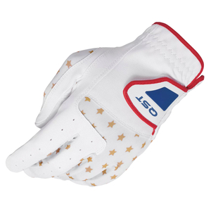 QST Nouveau gant de golf en cuir Cabretta en peau de mouton Grip antidérapant et protection complète des doigts Gant de golf pur doux Design et logo personnalisés - Product Image 5