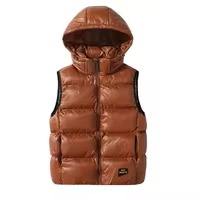 Vestes sans manches en tissu d'hiver décontracté, coupe-vent, respirantes, avec fermeture éclair, personnalisables, style utilitaire, gilet matelassé, OEM - Product Image 6