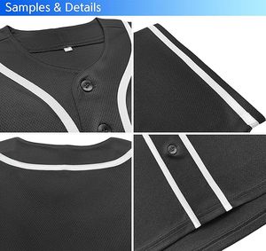 Maillots de Baseball et Softball pour Adultes Personnalisables en Usine Directe Style Décontracté Design Unique Bouton Respirant Caractéristique Vêtements Doux - Product Image 4