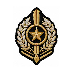 Custom Design <b>Embroidery</b> Patches On Sale Patch <b>Embroidery</b> Badge For Clothing Good <b>Material</b> Uniform Badges - Product Image 1