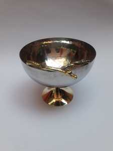 Cuenco para servir ensalada de frutas de Metal de latón hecho a mano de alta calidad, vajilla de lujo para fiestas, técnica pulida, mezcla de bajo precio - Product Image 3