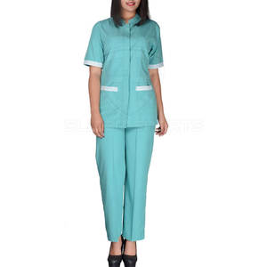 2024 uniformes d'hôpital de gommage d'infirmière de logo personnalisé ensembles de gommage médical faits à partir de tissu de toile - Product Image 1