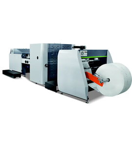 Máquina Automática para Hacer Bolsas de Papel Desechables con Fondo en Forma de V, Controlada por PLC, de Alta Velocidad, 700 Piezas/min, para Panadería, Comida Rápida - Product Image 4