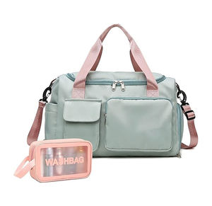 Multi-function Large Modern Team Players Colorful <b>Fitness</b> Gym Duffle <b>Bag</b> with Nylon Lining Boxing Compartment Adjustable Strap - Product Image 1