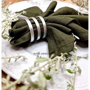 Anillos de Servilleta de Metal Modernos y Elegantes de Estilo Real, Diseño de Tendencia, Ecológicos, Hechos a Medida, Regalos para Mesa de Comedor, Precio Económico - Product Image 2