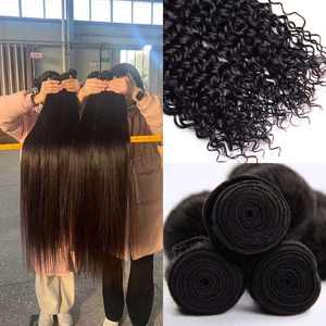 Achetez des mèches de cheveux vierges non traités de qualité 10A 12A Remy, cheveux chinois bruts, 100% cheveux d'un seul donneur, pour tissage - Product Image 3