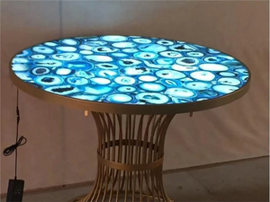 Sceau en agate poli artisanal, décoration de luxe pour la maison, motif floral religieux, résine, couleur personnalisée, haute qualité artisanale - Product Image 2