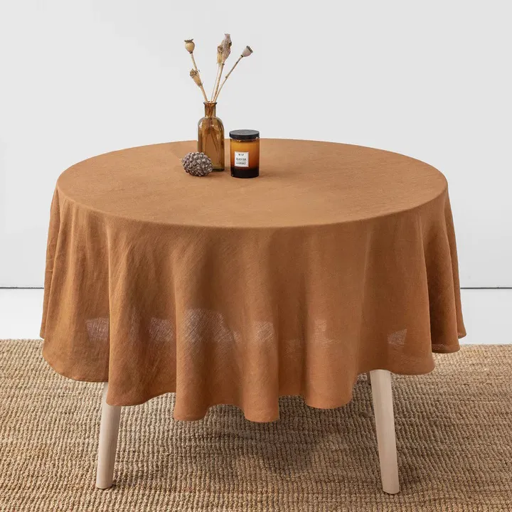 Masa için desen masa örtüsü pamuk keten su geçirmez çuval bezi masa örtüleri kontrol